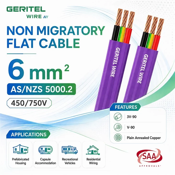 Violet TPS Cable Export Supplier For New Zealand Building Projects