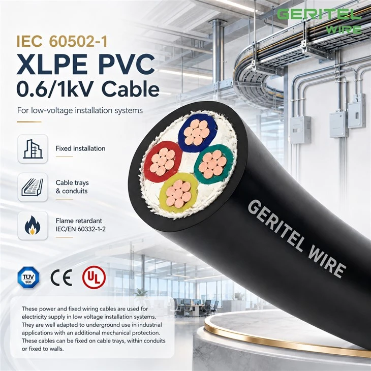 XVB Cable For Belgian Residential, Commercial And Industrial Feeders